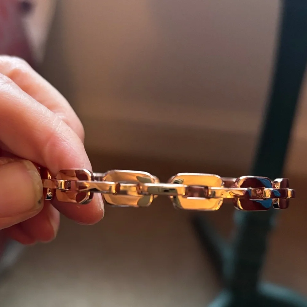 Coach Rose gold colored Chain Link Bracelet - Picture 3 of 4
